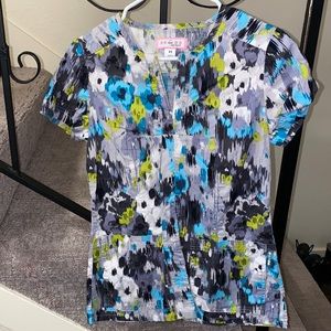 Koi scrub top